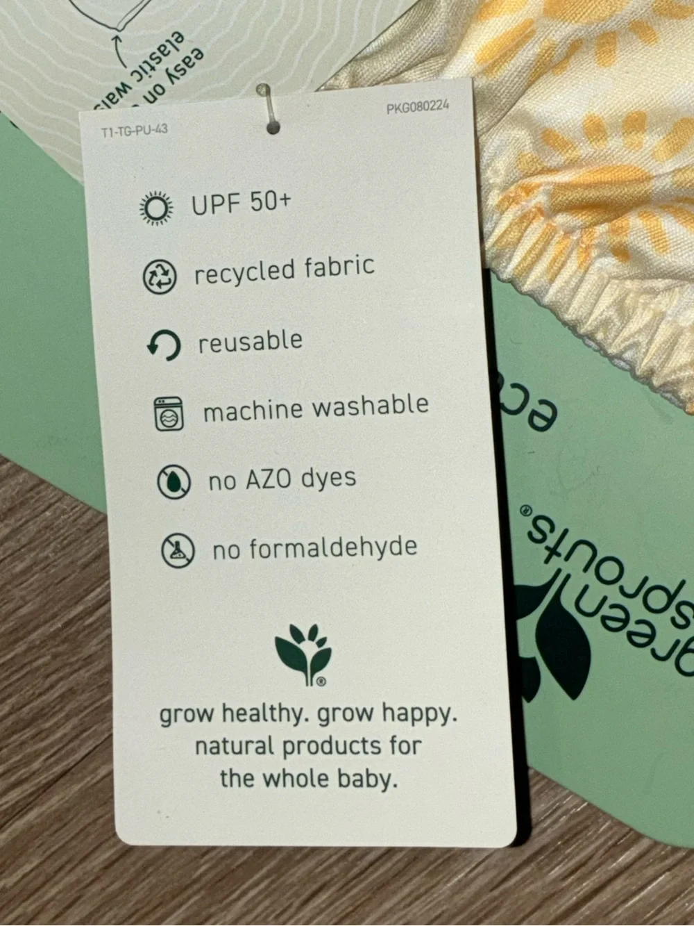 NEW Green Sprouts Pull-On Diaper Cover